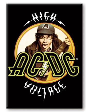 AC/DC - High Voltage - aimant 6.3x8.9cm - vue principale