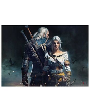 THE WITCHER - Geralt & Ciri - Puzzle 1000P - vue de profil