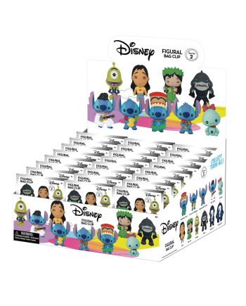 DISNEY - Lilo & Stitch - 3D Foam Bag Clip (Display 24 Pcs) - vue principale