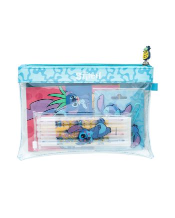 STITCH - Set de Papeterie avec 3 Notebooks A6 - 10pc. - vue du packaging