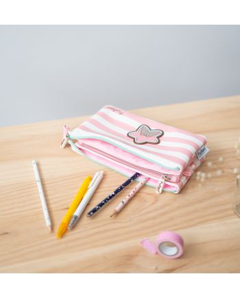 PUSHEEN - Rose Collection - Trousse Triple - vue du packaging