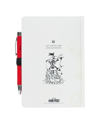 ONE PIECE NETFLIX - Notebook + Stylo-Bille Lumineux - Format A5 - vue de face