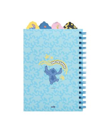 STITCH - Notebook avec Intercalaires - Format A5 - vue de dos