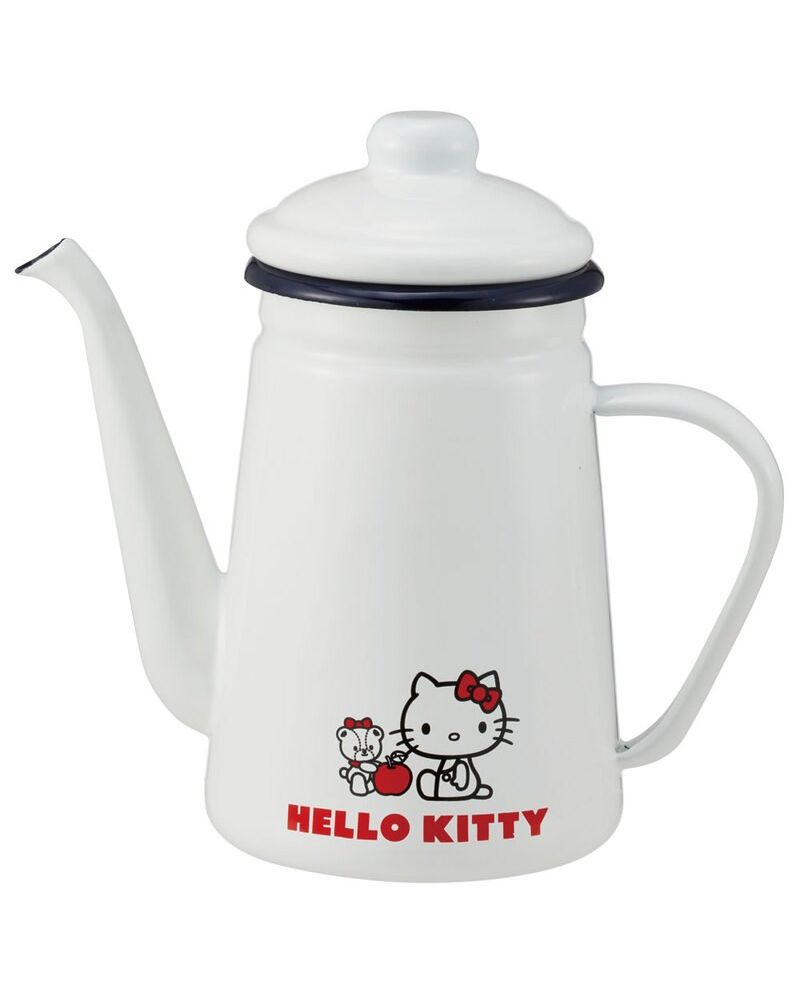 HELLO KITTY - Tiny Chum - Théière émail 1.1L - vue principale