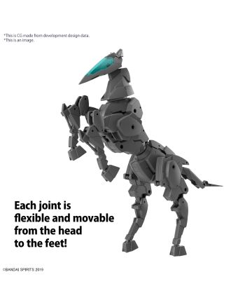 30MM - 1/144 Extended Armament Vehicule (Horse Mecha) Dark - Model Kit - vue de face