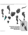 30MM - 1/144 Extended Armament Vehicule (Horse Mecha) Dark - Model Kit - vue de detail