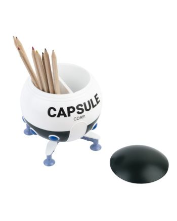 DRAGON BALL Z - Capsule Corp - Pot à Crayons 3D - vue de profil