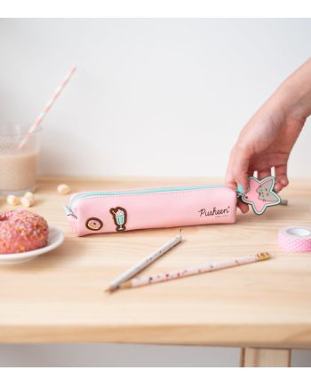PUSHEEN - Rose Collection - Trousse Carré - vue de profil
