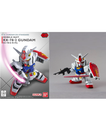 GUNDAM - SD Gundam Ex-Standard RX-78-2 Gundam - Model Kit - vue principale