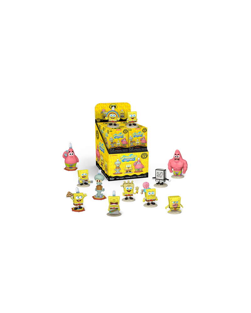BOB L'EPONGE - Mystery Minis (BOX 12 Figurines) - vue principale