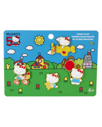 HELLO KITTY - 50ème Anniversaire - Set de 4 Pins - vue principale