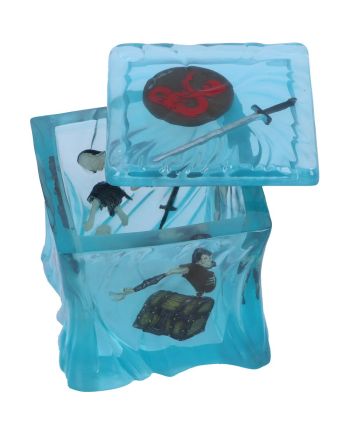 DONJONS ET DRAGONS - Cube Gélatineux - Boîte à dés 11cm - vue de face
