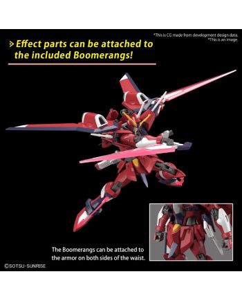 GUNDAM - HG 1/144 Immortal Justice Gundam - Model Kit - vue de profil