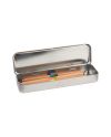 NBX - Trousse Rectangulaire Métalique + 12 Crayons de Couleurs - vue de detail