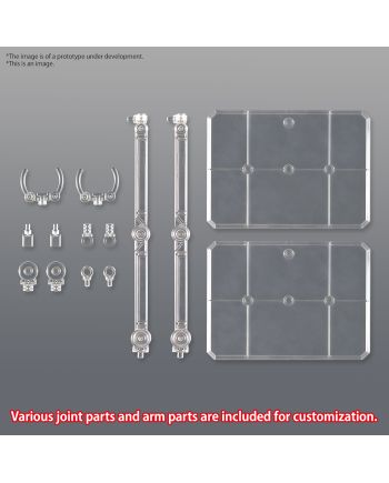 GUNDAM - Action Base 7 (Clear Color) - Model Kit - vue de profil