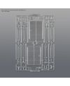 GUNDAM - Action Base 7 (Clear Color) - Model Kit - vue de dos