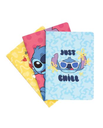 STITCH - Pack de 3 Notebooks - Format A5 - vue de detail