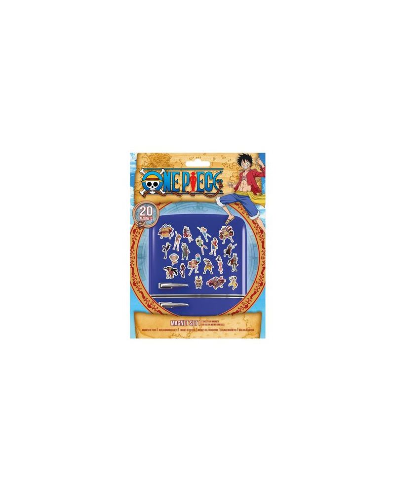 ONE PIECE - Chibi - Set de 20 magnets - Serie 2 The Great Pirate Era - vue principale