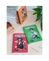 ONE PIECE NETFLIX - Pack de 3 Notebooks - Format A5 - vue de profil