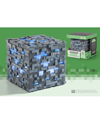 MINECRAFT - Minerai de Diamant Lumineux - Réplique Collector 10cm - vue principale