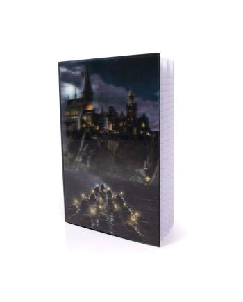 HARRY POTTER - Poster Poudlard - Notebook Lenticulaire A5 - vue de face