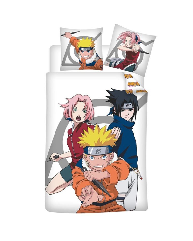 NARUTO - Parure de lit 140x200cm - Trio '100% PolyCoton' - vue principale