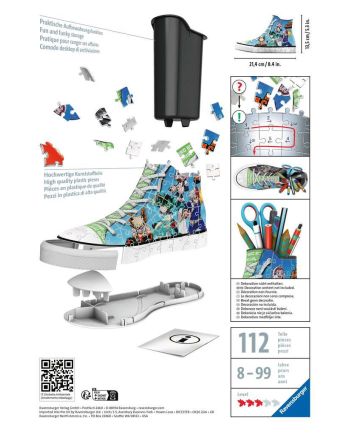 MY HERO ACADEMIA - Puzzle 3D - Sneaker 108p - vue de profil