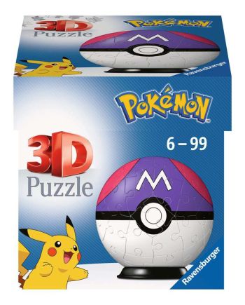 POKEMON - Puzzle 3D - Master Ball 54p - vue principale