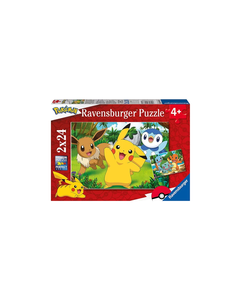 POKEMON - Pikachu et ses amis - 2 Puzzle 24P - vue principale
