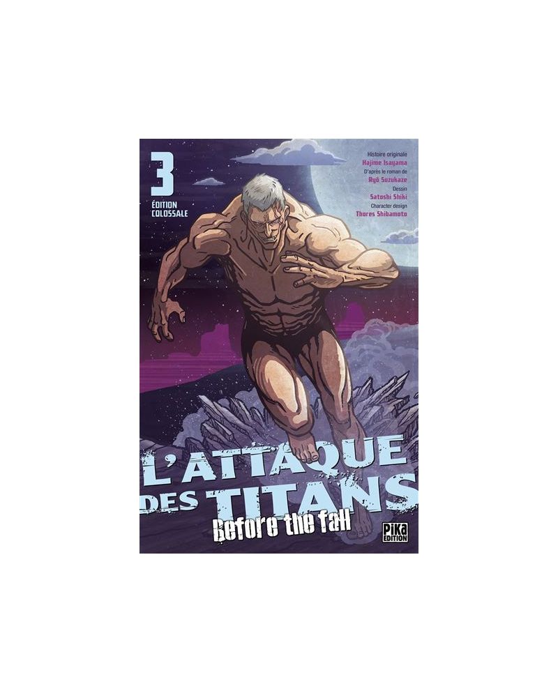 L'ATTAQUE DES TITANS - Before the Fall - Edition Colossale - Tome 3 - vue principale