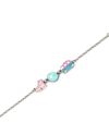 BARBIE - Bracelet en Chaine - Silhouette, Skate & Camping-Car - vue de face