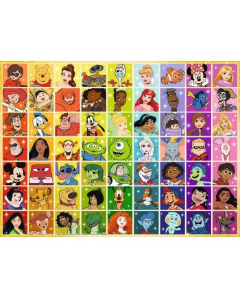 DISNEY - La palette de couleurs - Puzzle 100P XXL - vue de face