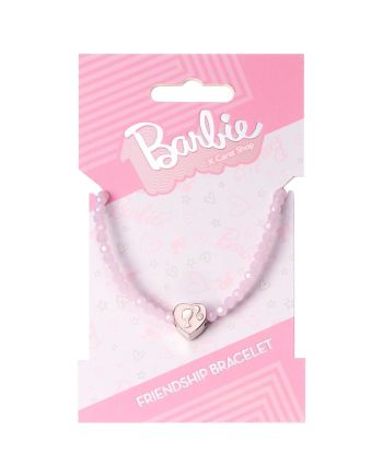 BARBIE - Bracelet de Perles Rose - Coeur - vue de face