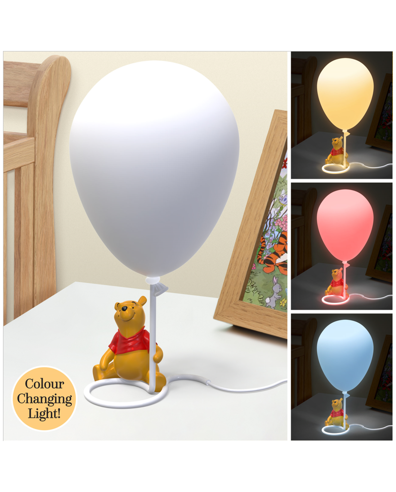 WINNIE L'OURSON - Winnie avec Ballon - Lampe 34cm - vue principale