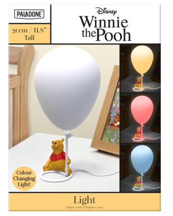 WINNIE L'OURSON - Winnie avec Ballon - Lampe 34cm - vue de face
