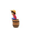 ONE PIECE - Luffy sur Tonneau - Réveil Lumineux LED - 27 cm - vue de detail