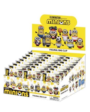 MINIONS SPORTS - Series 1 - 3D Foam Bag Clip (Display 24 Pcs) - vue principale