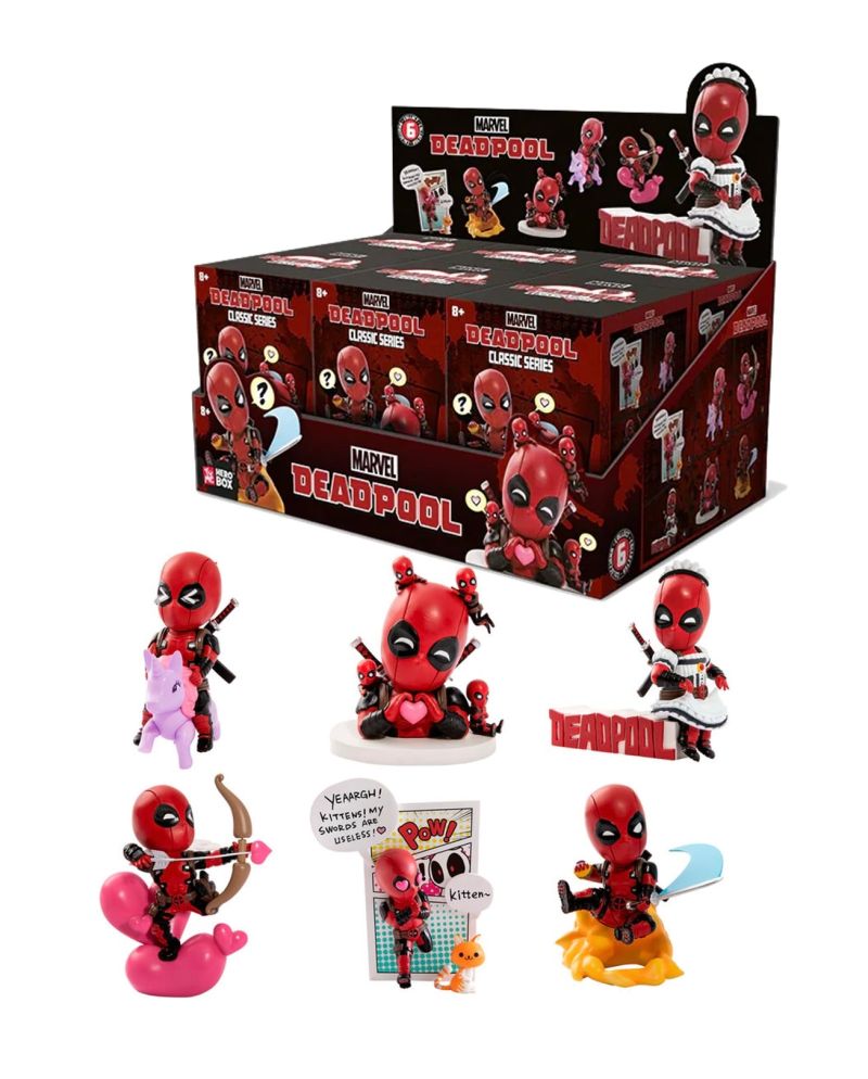 DEADPOOL - Classic Series - Assortiment 6 Figurines 8cm - vue principale