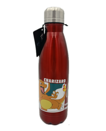 POKEMON - Dracaufeu - Bouteille en Acier Inoxydable 780ml - vue de dos