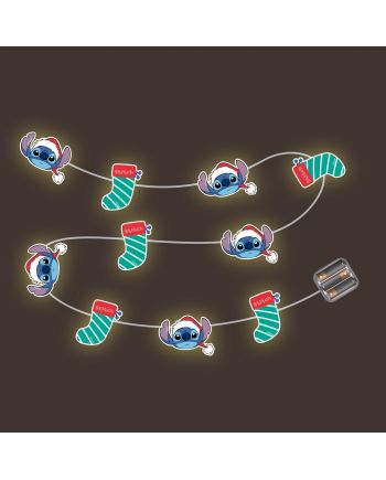 STITCH - Guirlande Lumineuse Noël - 10 LED - 1,65m - vue principale