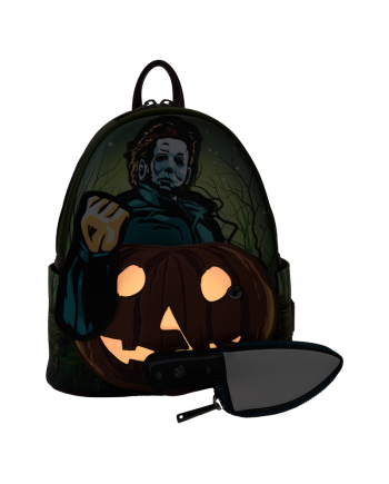 COMPASS INTERNATIONAL - Halloween - Mini Sac à Dos LoungeFly - vue de profil