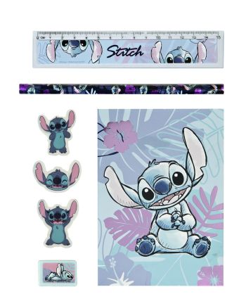 STITCH - Watercolor - Set de Papeterie - 7pc. - vue de face