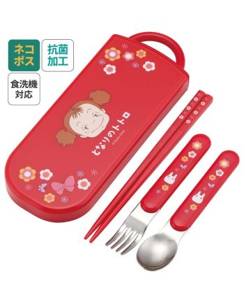 MON VOISIN TOTORO - Mei - Set baguettes cuillère et fourchette - vue principale