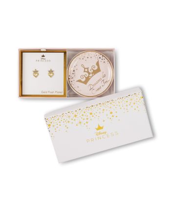 PRINCESSES - Gift Box - Boucles d'Oreilles + Plateau à Bijoux - vue principale