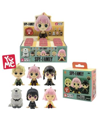 SPY X FAMILY - Bobble Hero - Assortiment 12 Figurines 6cm - Blind Box - vue principale