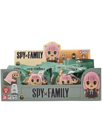 SPY X FAMILY - Squish Hero - Assortiment 12 Figurines 7.6cm - vue principale