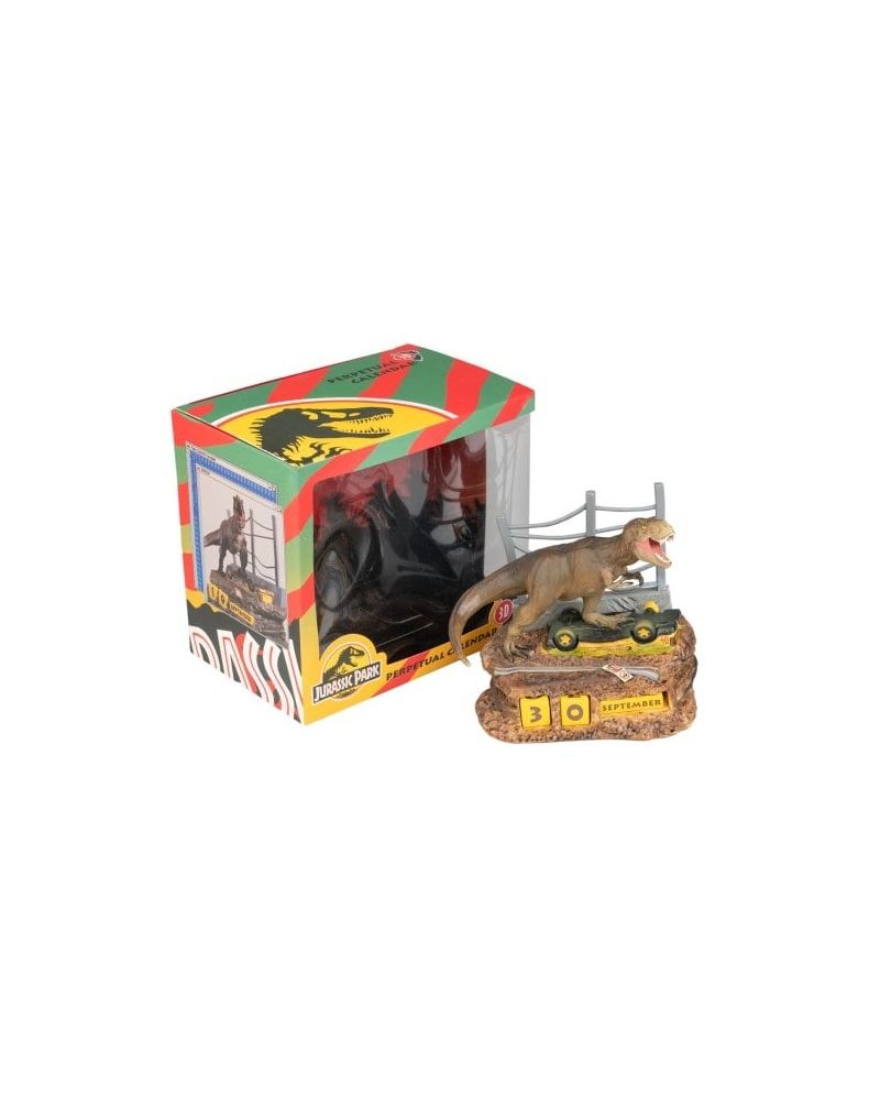 JURASSIC PARK - Calendrier Perpétuel 3D en Résine - vue principale