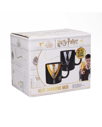 HARRY POTTER - Uniform Hufflepuff - Heat Change Mug 400ml