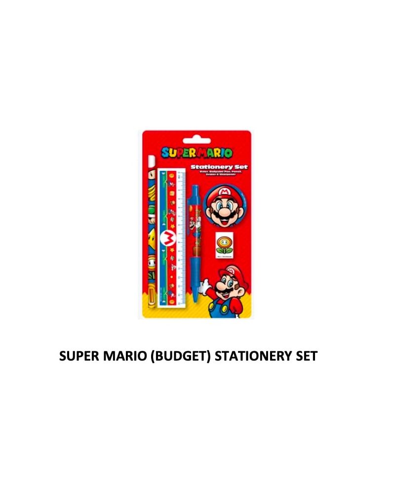 NINTENDO - Super Mario - Set papeterie - vue principale