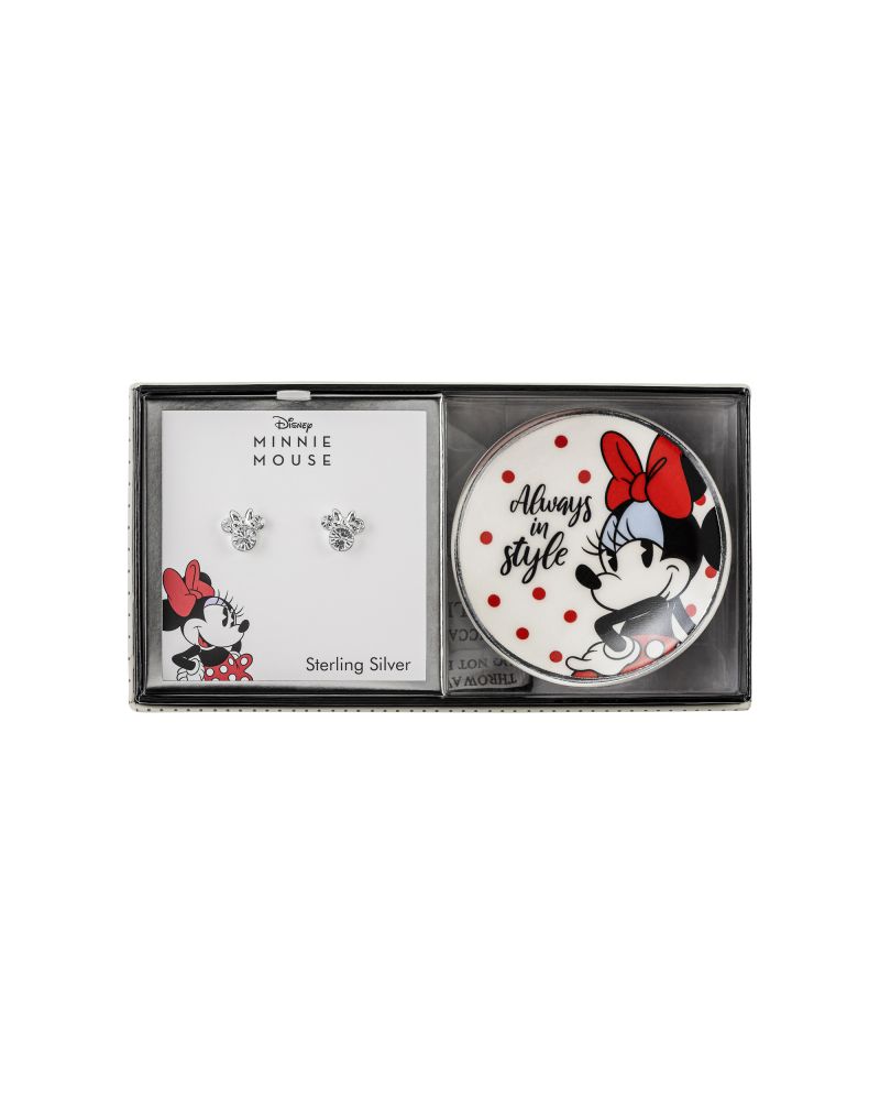MINNIE - Gift Box - Boucles d'Oreilles + Plateau à Bijoux - vue principale